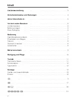 Preview for 2 page of Miele CSWA 400 Installation And Operation Manual