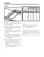 Preview for 16 page of Miele CSWA 400 Installation And Operation Manual