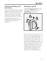Preview for 13 page of Miele CT 400 MP Operating And Installation Instructions