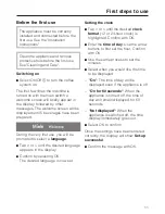 Preview for 11 page of Miele CVA 2652 Operating And Installation Instructions