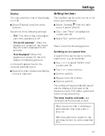 Preview for 29 page of Miele CVA 2652 Operating And Installation Instructions