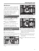 Preview for 45 page of Miele CVA 2652 Operating And Installation Instructions