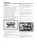 Preview for 66 page of Miele CVA 2652 Operating And Installation Instructions