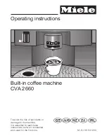 Miele CVA 2660 Operating Instructions Manual preview