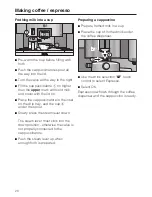 Preview for 20 page of Miele CVA 2662 Operating And Installation Manual