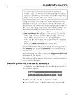 Preview for 67 page of Miele CVA 3660 Operating And Installation Instructions