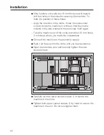 Preview for 82 page of Miele CVA 3660 Operating And Installation Instructions