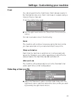 Preview for 49 page of Miele CVA 4060 Operating And Installation Manual