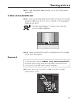 Preview for 59 page of Miele CVA 4060 Operating And Installation Manual