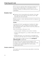 Preview for 66 page of Miele CVA 4060 Operating And Installation Manual