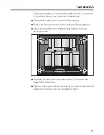 Предварительный просмотр 85 страницы Miele CVA 4060 Operating And Installation Manual