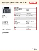 Preview for 2 page of Miele CVA 4062 BRWS Manual