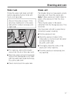 Preview for 47 page of Miele CVA 4066 Operating And Installation Instructions