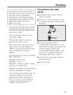 Preview for 69 page of Miele CVA 4066 Operating And Installation Instructions