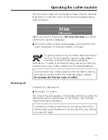 Preview for 15 page of Miele CVA 4080 Operating And Installation Manual