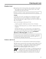 Preview for 63 page of Miele CVA 4080 Operating And Installation Manual