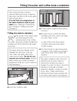 Preview for 17 page of Miele CVA 5060 Operating And Installation Manual