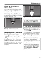 Preview for 21 page of Miele CVA 5065 Operating And Installation Manual