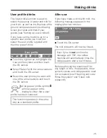 Preview for 25 page of Miele CVA 5065 Operating And Installation Manual