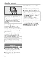 Preview for 52 page of Miele CVA 5065 Operating And Installation Manual