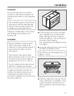 Preview for 81 page of Miele CVA 5065 Operating And Installation Manual