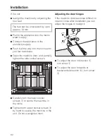 Preview for 82 page of Miele CVA 5065 Operating And Installation Manual