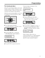 Preview for 15 page of Miele CVA 615 Operating And Installation Manual