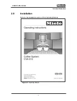 Preview for 15 page of Miele CVA 615 Technical Information