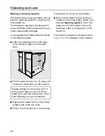 Предварительный просмотр 66 страницы Miele CVA 6401 Operating And Installation Instructions