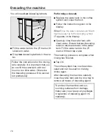 Предварительный просмотр 70 страницы Miele CVA 6401 Operating And Installation Instructions