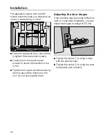 Предварительный просмотр 92 страницы Miele CVA 6401 Operating And Installation Instructions