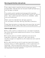 Preview for 10 page of Miele CVA 6431 Operating And Installation Instructions