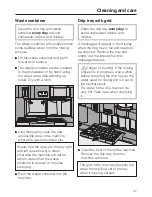 Preview for 47 page of Miele CVA 6431 Operating And Installation Instructions