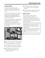 Preview for 51 page of Miele CVA 6431 Operating And Installation Instructions