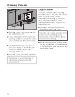 Preview for 52 page of Miele CVA 6431 Operating And Installation Instructions