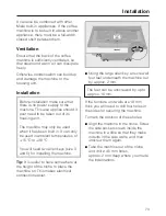 Preview for 73 page of Miele CVA 6431 Operating And Installation Instructions