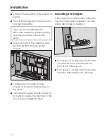 Preview for 74 page of Miele CVA 6431 Operating And Installation Instructions