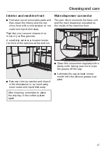 Preview for 67 page of Miele CVA 6800 Operating And Installation Instructions