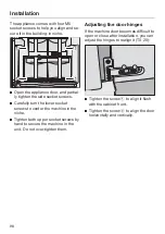 Preview for 98 page of Miele CVA 6800 Operating And Installation Instructions