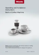 Miele CVA 7370 Operating And Installation Instructions preview