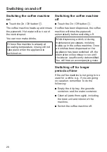 Предварительный просмотр 28 страницы Miele CVA 7370 Operating And Installation Instructions