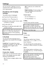 Preview for 44 page of Miele CVA 7370 Operating And Installation Instructions