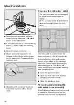 Предварительный просмотр 58 страницы Miele CVA 7370 Operating And Installation Instructions