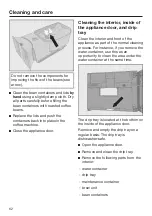 Предварительный просмотр 62 страницы Miele CVA 7370 Operating And Installation Instructions