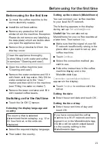 Preview for 23 page of Miele CVA 744C Operating And Installation Instructions