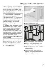 Preview for 25 page of Miele CVA 744C Operating And Installation Instructions