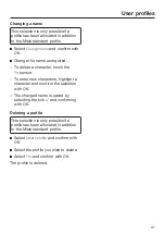 Preview for 41 page of Miele CVA 744C Operating And Installation Instructions