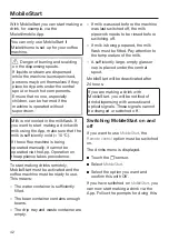 Preview for 42 page of Miele CVA 744C Operating And Installation Instructions