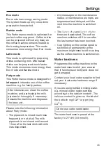 Preview for 45 page of Miele CVA 744C Operating And Installation Instructions