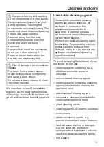 Preview for 51 page of Miele CVA 744C Operating And Installation Instructions